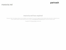 Tablet Screenshot of maravia.net